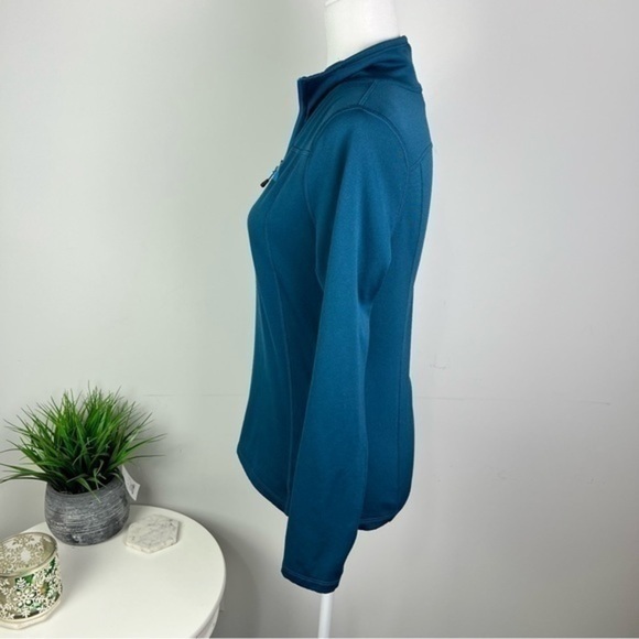 The North Face sweatshirt womens small quarter zip blue pullover - Picture 5 of 12